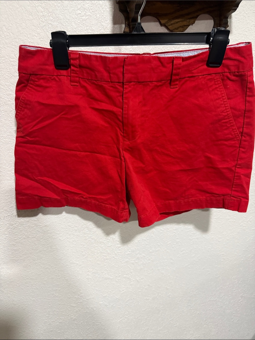 Tommy Hilfiger Red Women's Chino Shorts